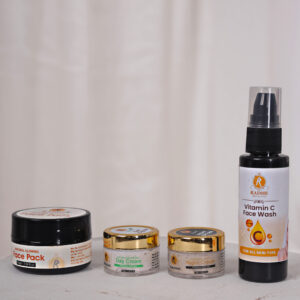 Natural Glow Combo: Face Wash, Face Pack & Creams & Sensitive Scalp